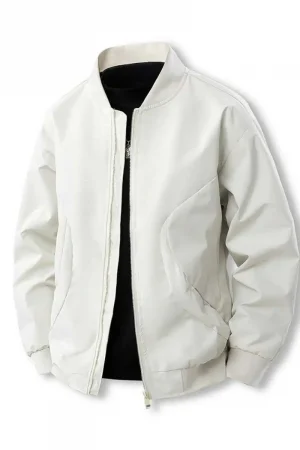 Casual Thin Men's Jacket Spring Autumn New Style Korean Version Youth Student Baseball Uniform Top Wear Polyester Blend Fabric