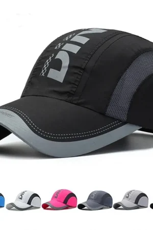 New Summer Hat Quick-Drying Cap Fashion Spring Baseball Cap Outdoor Sports Cap Breathable Mesh Hat Visor Hat