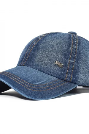 Four Seasons Vintage Washed Cotton Baseball Cap Men Women Denim Dad Hat Adjustable Trucker Style Low Profile