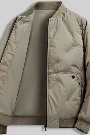 New autumn and winter baseball collar, men's fashionable and versatile cotton jacket, outer warm cotton jacket, baseball jacket,