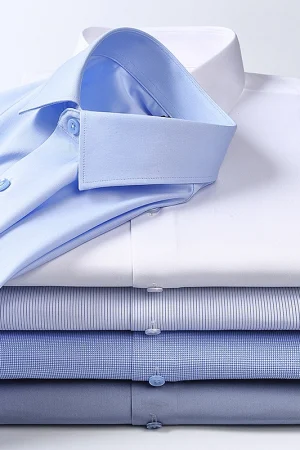 Spring and Autumn New Men's Long-sleeved, Iron-free, Three-proof, Pocket-free Business Attire, White Shirt, Men's Formal Wear